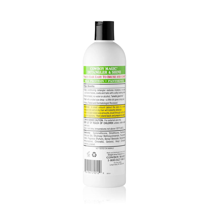 Cowboy Magic Cowboy Magie Detangler und Shine - 16 oz - Clear, Unisex, CBM0007