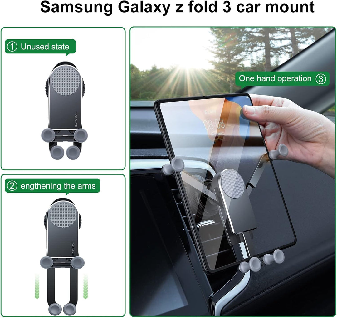 OATSBASF Handyhalterung Auto Handy Halterung Lüftung Schwerkraft Handy Autohalterung KFZ Handyhalter