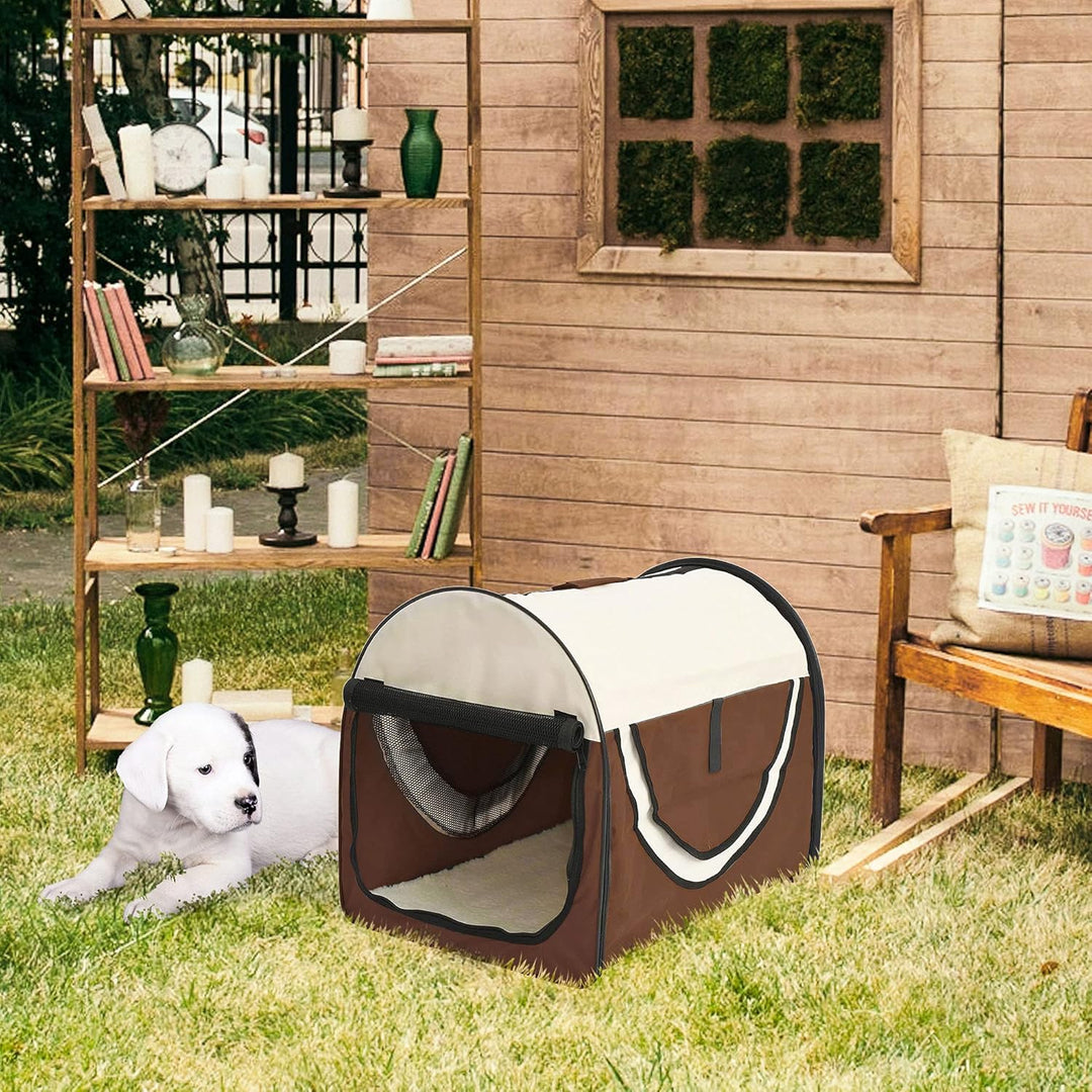 PawHut Stabile, faltbare Transporttasche für kleine Hunde, Welpen, Katzen und andere Kleintiere! Grö