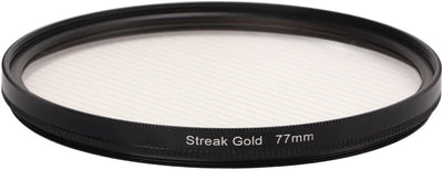 Gold Streak Special Effects Lens Filter, Kameraobjektivfilter mit Aufbewahrungsbox Anamorphic Light