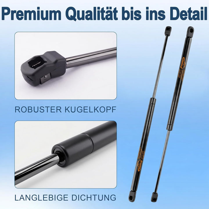 2X Heckklappendämpfer für Nissan Micra Mk4 K13 2010 2011 2012 2013 2014 2015 2016 Gasdruckfeder Koff