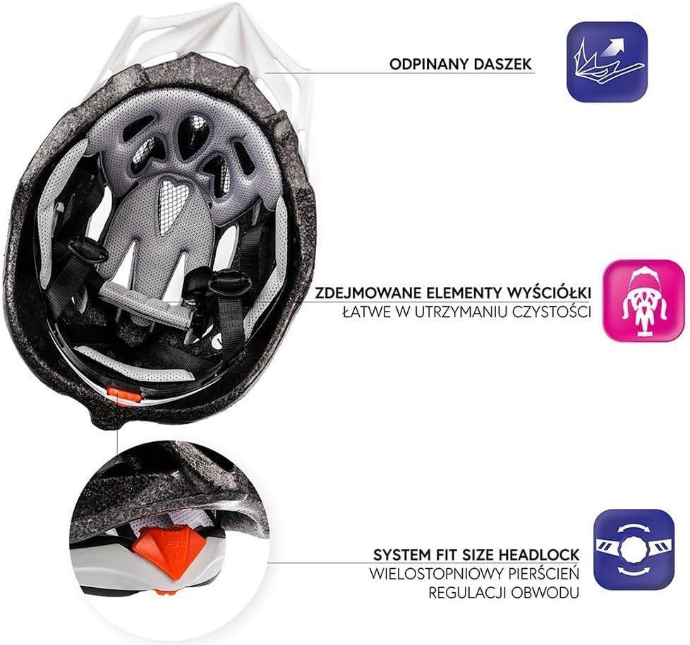 meteor® Urban Fahrradhelm Herren Damen Kinder-Helm MTB rollerhelm mädchen kinderfahrradhelm für Down