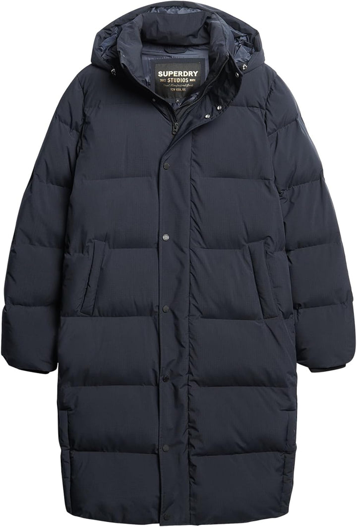 Superdry Herren Chamarra Acolchada A4 – gepolstert, S Marineblau (Eclipse Navy)