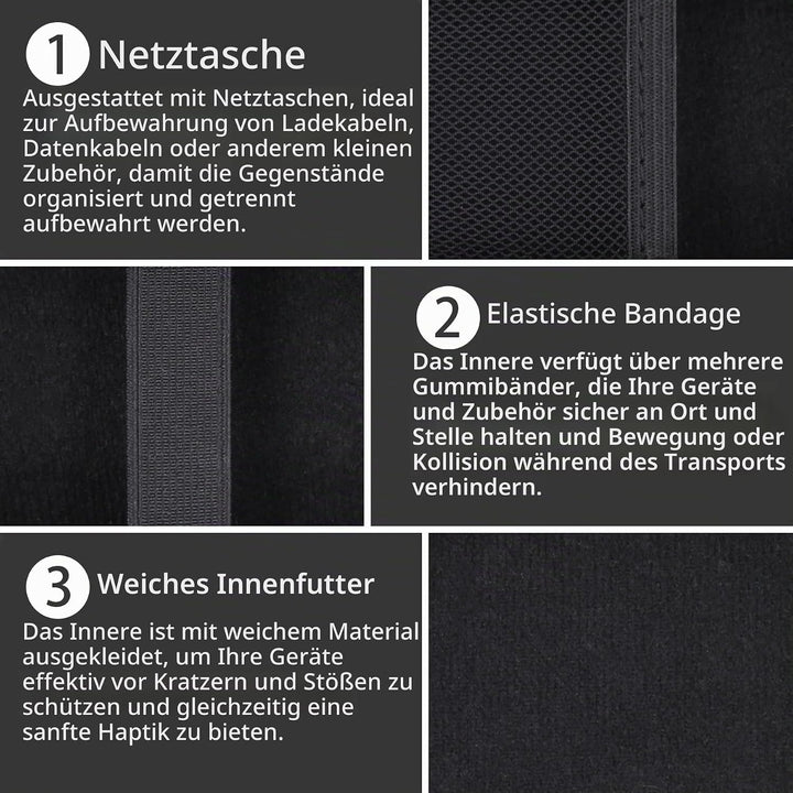 co2CREA Hart Reise Schutz Hülle Etui Tasche für Zoom H1essential 32-Bit Handy Recorder, Nur Hülle