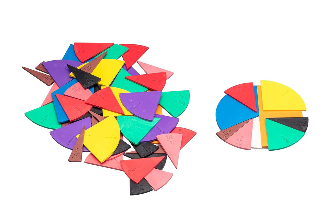 WISSNER® aktiv Lernen - 126 Farbige Rechenstäbe Cuisenaire - RE-Wood &amp; aktiv Lernen - 71 Bruchrechen