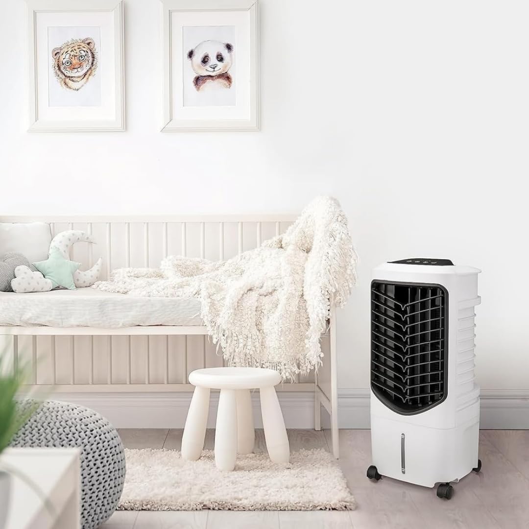 JUNG LIFETIME DAY Klimaanlage Mobil ohne Abluftschlauch, mit Fernbedienung, Timer, 3in1 - Luftkühler