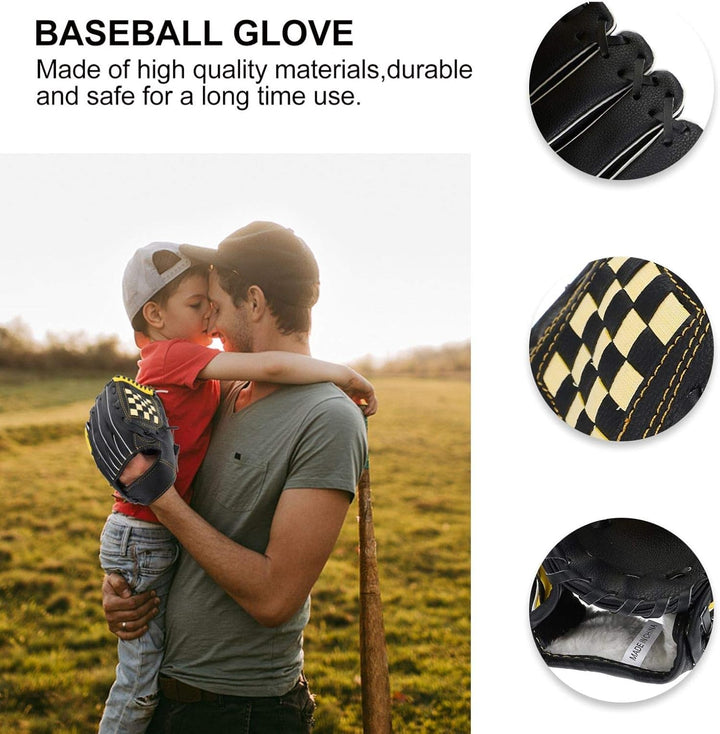 BESPORTBLE Baseball Mitts Outfield Softball Handschuh PU Leder Langlebig Sport Handschuh Baseball Zu