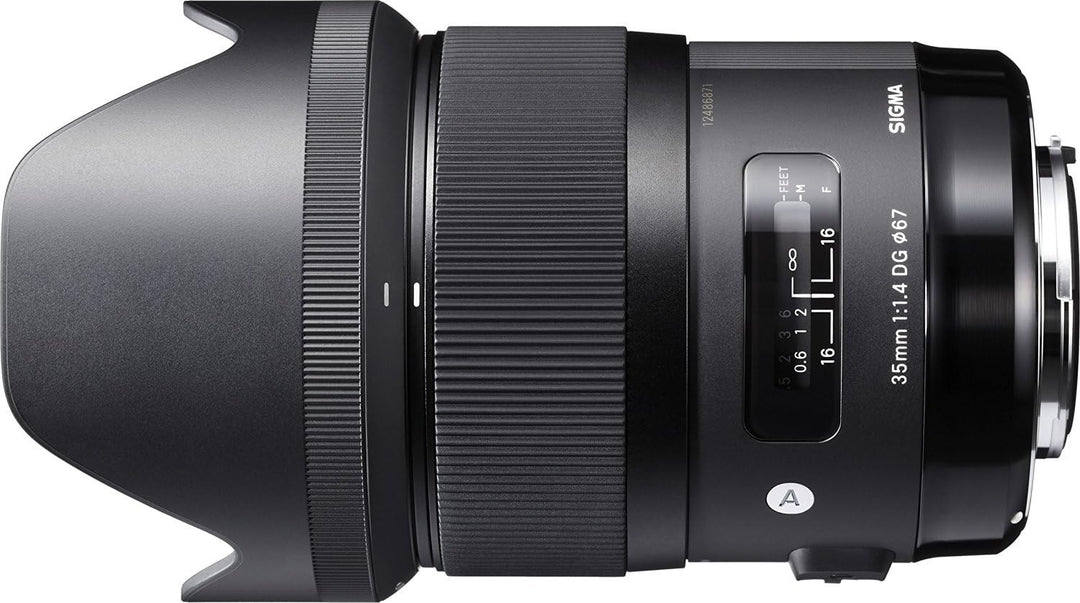 Sigma 35mm F1,4 DG HSM Art Objektiv (67mm Filtergewinde) für Sony A-Objektivbajonett für Sony-A Sing