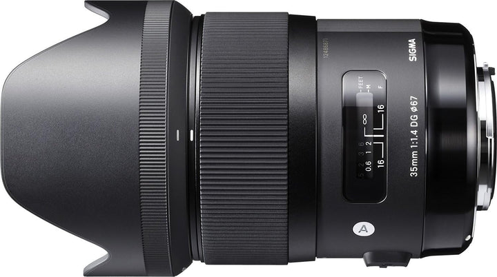 Sigma 35mm F1,4 DG HSM Art Objektiv (67mm Filtergewinde) für Sony A-Objektivbajonett für Sony-A Sing