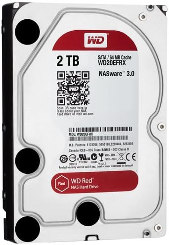Western Digital 2TB 3, 5" INTELLIPOWER SATA 6GB/S 64MB NAS rot