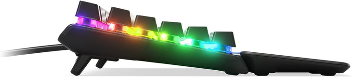 SteelSeries Apex 5 - Hybrid-Mechanische Gaming Tastatur - Tastenweise RGB-Beleuchtung - Oled Smart-D