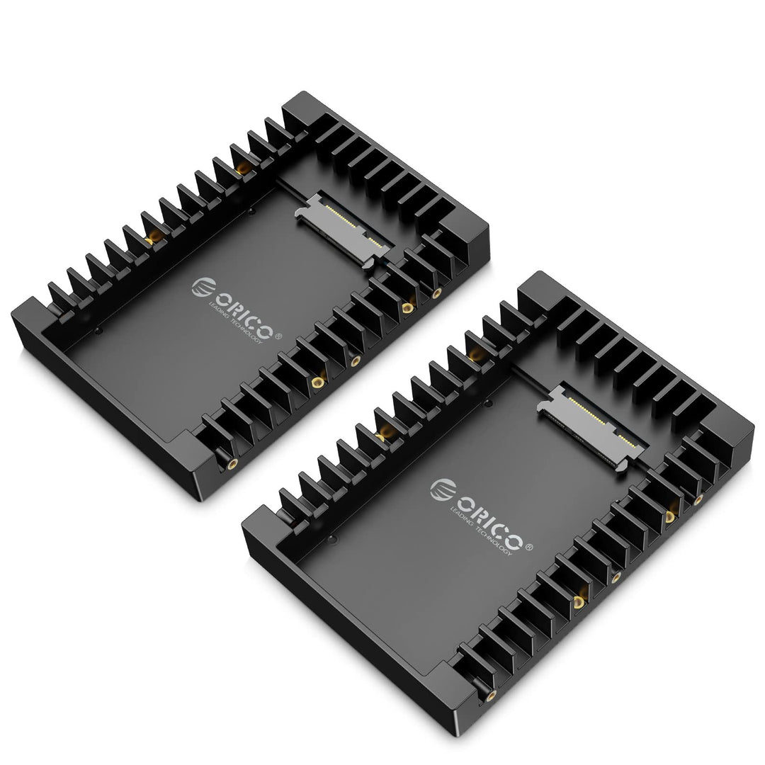 [2 Stück] ORICO 2,5" auf 3,5" interner Festplattenadapter Konverter Einbaurahmen Wechselrahmen, für