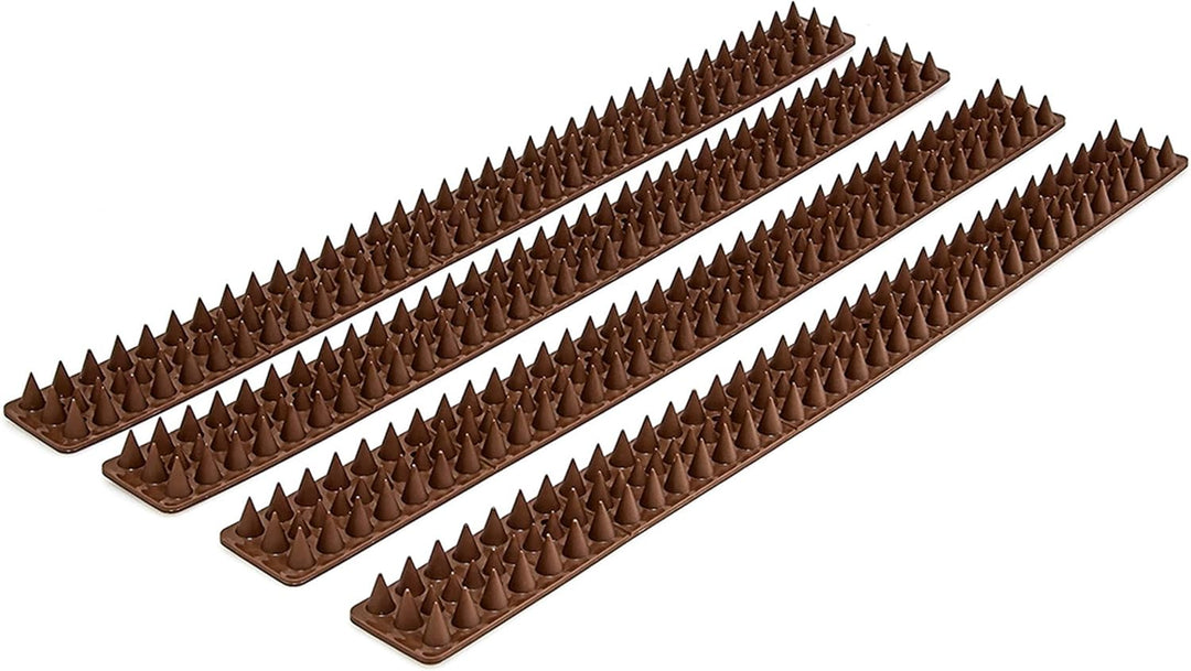 Relaxdays 40x Vogelabwehr, je 49 cm, mit Spikes, Gesamtlänge 20 m, witterungsresistent, Tierabwehr f