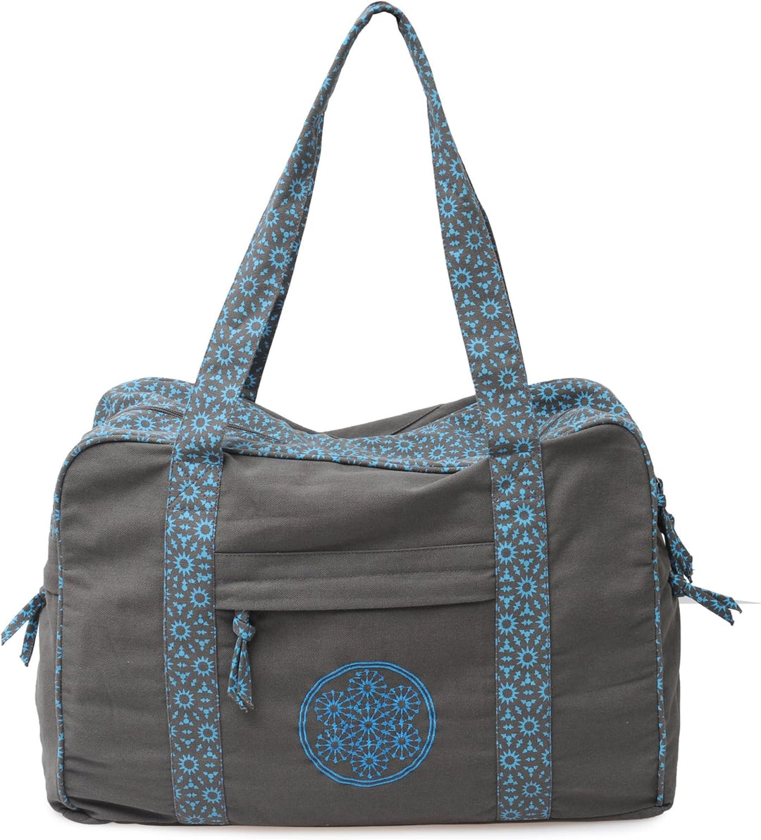 Yogishop Yogatasche Twin Bag - take me Two - Taupe/Turquoise 44 x 18 x 30 cm
