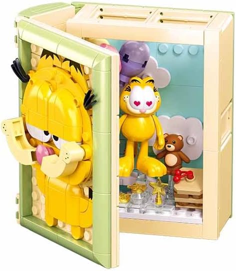 Sluban Garfield Bauspiel, 230-teilig, Nickelodeon, Modell M38-P8052A, für Kinder von 6-12 Jahren, Ro