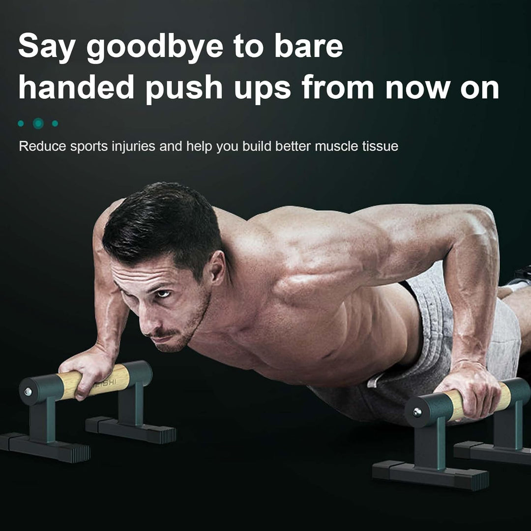Liegestützgriffe, Parallettes mit Griff Rutschfeste Push Up Bar Liegestütze Handstand Griffe Calisth