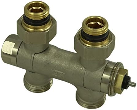 Ventilhahnblock flexibel"Free Style" Ein&Zweirohrsystem drehbar 1/2" x 3/4" Eurokonus - 30 x 1,5
