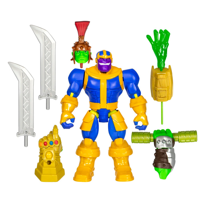 MixMashers Marvel Thanos individualisierbare Avengers Mix-and-Match Deluxe Action-Figur & Accessoire