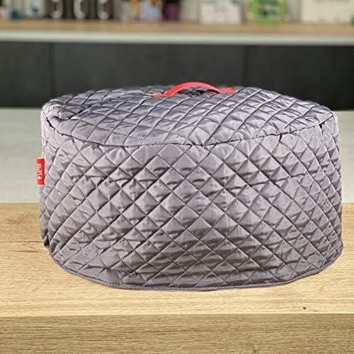 MiPla® Warmhaltehaube (L) für Varoma-Garbehälter + Gareinsatz • Passend für Thermomix &amp; Monsieur Cui