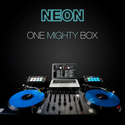 Reloop Neon – Add-On USB DJ Controller mit anschlagdynamischen RGB-Performance-Drumpads, Plug and Pl