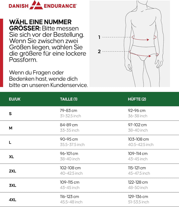 DANISH ENDURANCE American Boxershorts (4er | 6er Pack), 100% Bio-Baumwolle Herren Boxershorts, Weich