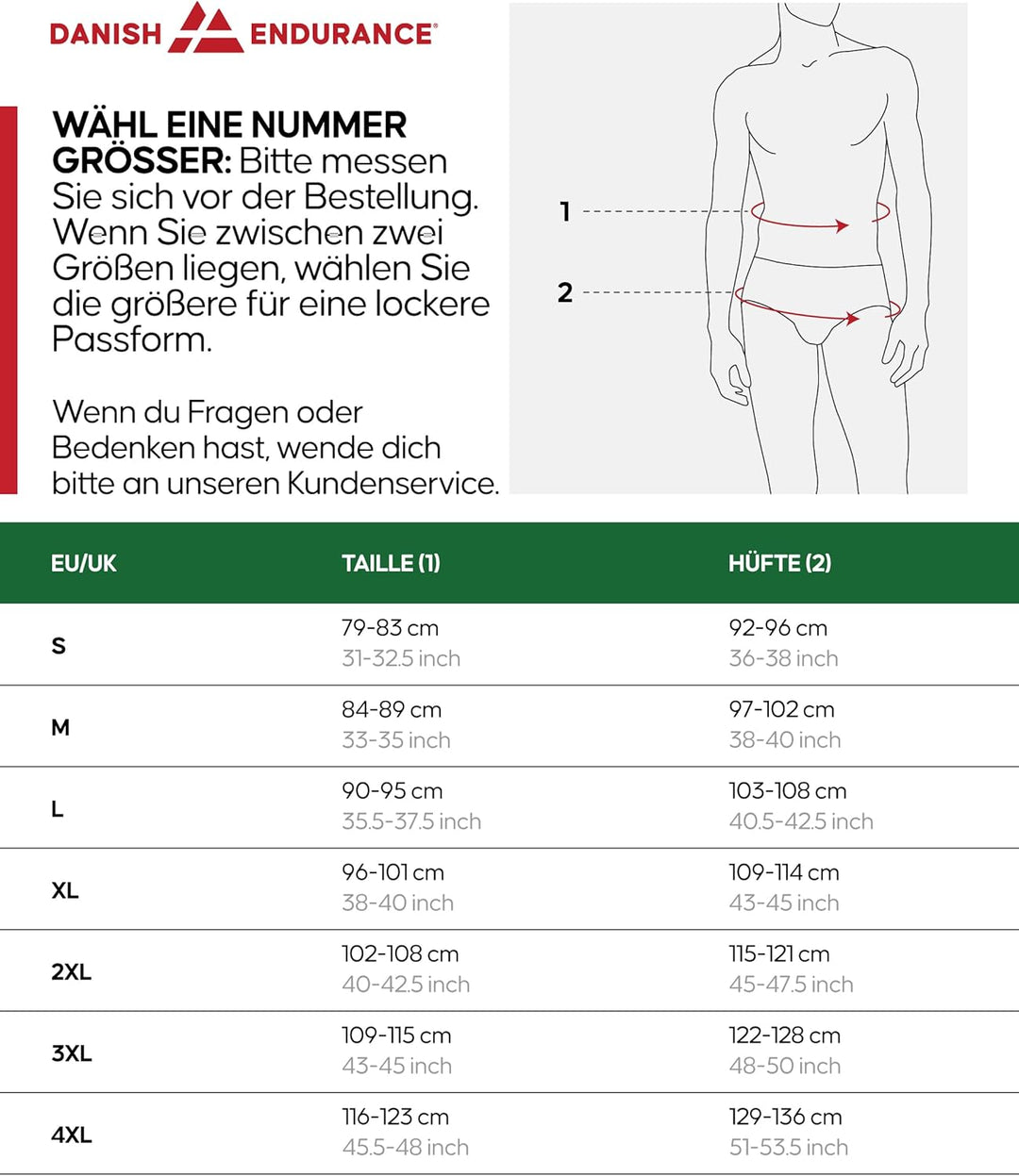 DANISH ENDURANCE American Boxershorts (4er | 6er Pack), 100% Bio-Baumwolle Herren Boxershorts, Weich