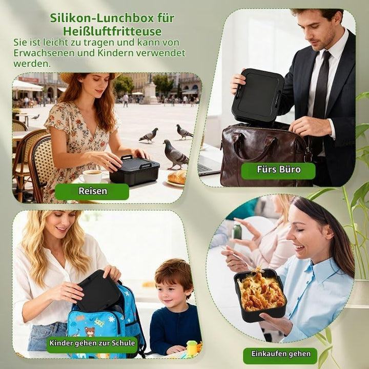 Airfryer Zubehör für Ninja AF400EU AF451EU AF500EU SL400EU AF180EU Philips COSORI 21x16CM Airfryer S