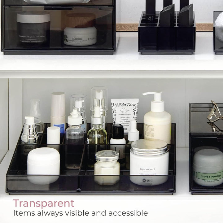 iDesign Make-up Organizer, Schmink Aufbewahrung mit 13 Fächern aus der Signature Series by Sarah Tan