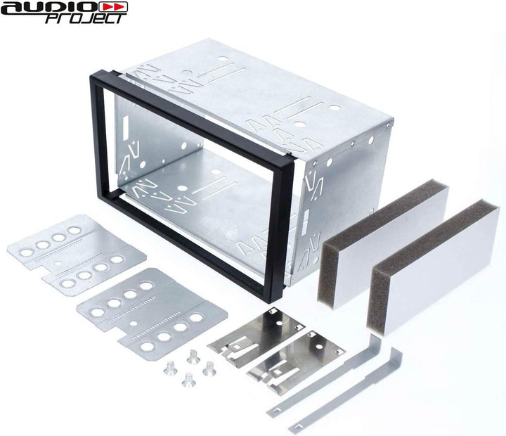 Audioproject A451 - Autoradio Radioblende Set Doppel DIN kompatibel mit OPEL Corsa D Astra H Zafira