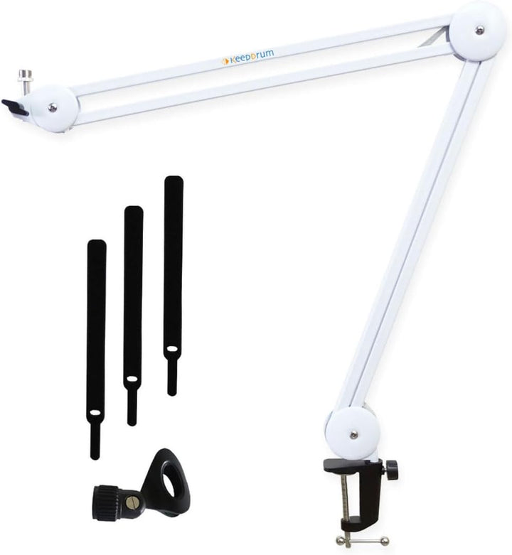 Rode NT1 Signature Purple Studio-Mikrofon Lila + keepdrum MS138 Gelenkarm-Stativ Weiss Violett Mikro