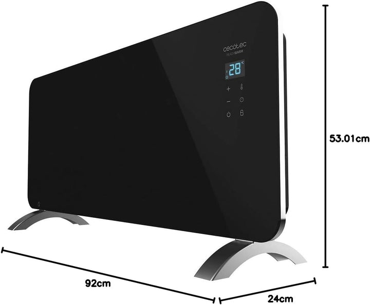 Cecotec Glass Convector Ready Warm 6770 Crystal Connection. 2000 W, WiFi-Steuerung, einstellbares Th