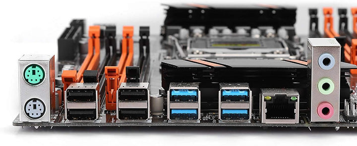 Desktop-Motherboard, Inter X99 LGA 2011 Gaming-Motherboard mit 2 NVME/6 SATA, 8 DDR4-RAM, RJ45-Gigab
