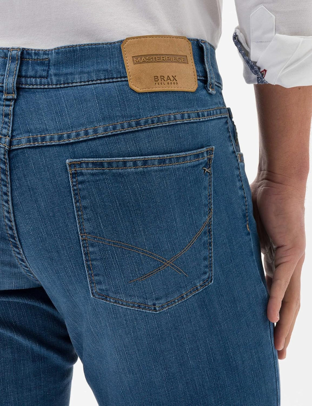 BRAX Herren Style Cooper Denim Masterpiece Jeans 35W / 36L Light Blue, 35W / 36L Light Blue
