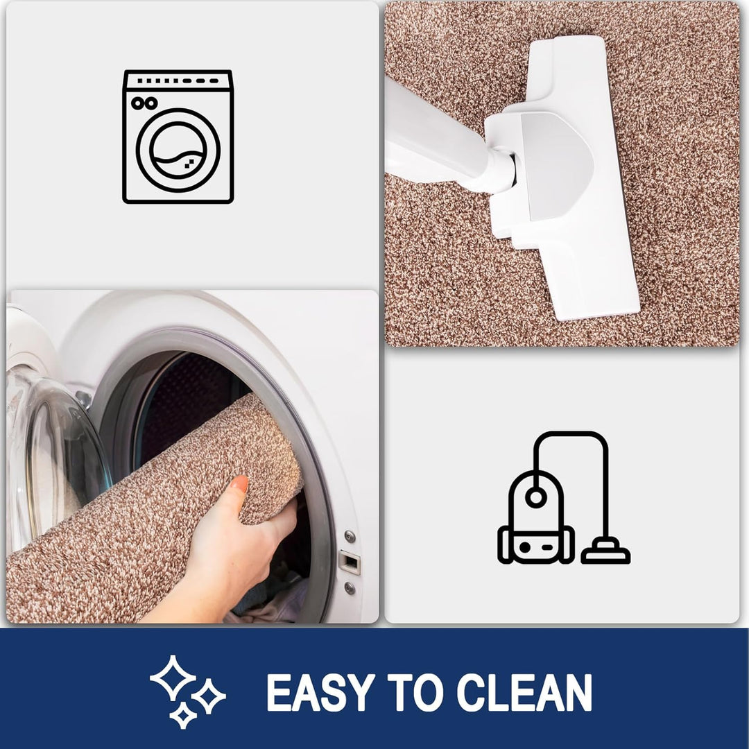 FCSDETAIL Schmutzfangmatte Innen 86 x 150 cm, rutschfeste Maschinenwaschbare Fussmatte, Sauberlaufma