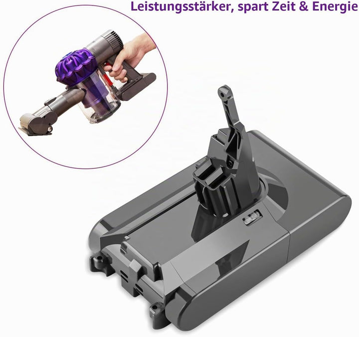 V8 Akku 21,6 V 4,0 Ah Ersatzakku für Dyson-V8 Akku Batterie Kompatibel mit DysonV8 Absolute, Animal,