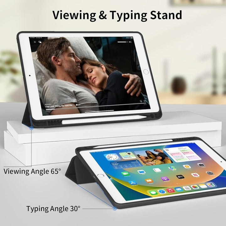 Tastatur Hülle für iPad Pro 11" 4.Gen 2022/3.Gen 2021/2.Gen 2020 mit Pencil Halter,red-3, red-3