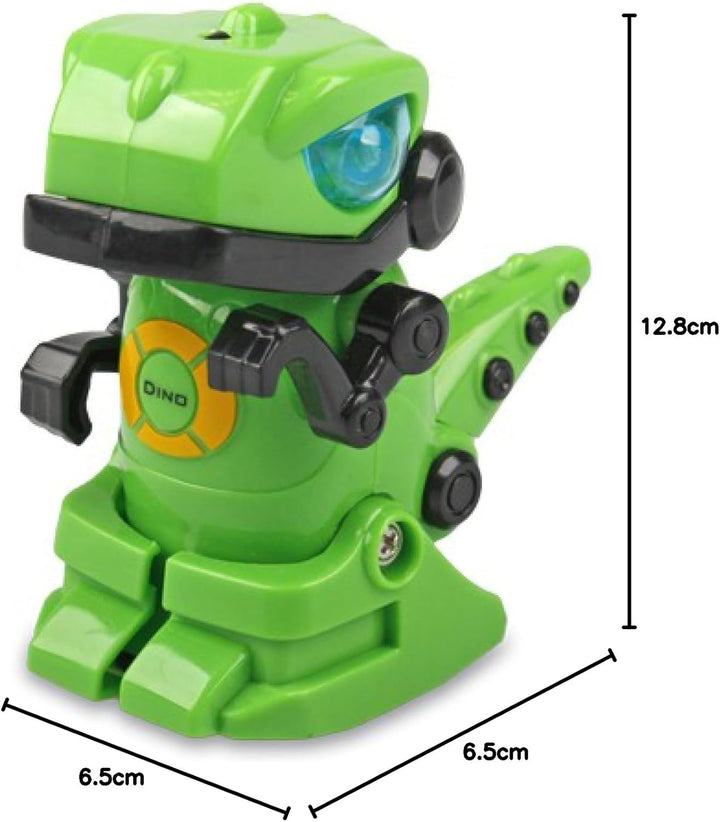IR Ferngesteuerter Roboter Dino mit leuchtenden LED-Augen, Produktmasse ø 65 x 128 mm - Smarter Mini