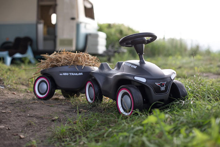 BIG-Bobby-Car-Neo Anthrazit - Rutschfahrzeug für drinnen und draussen, Kinderfahrzeug mit Flüsterrei