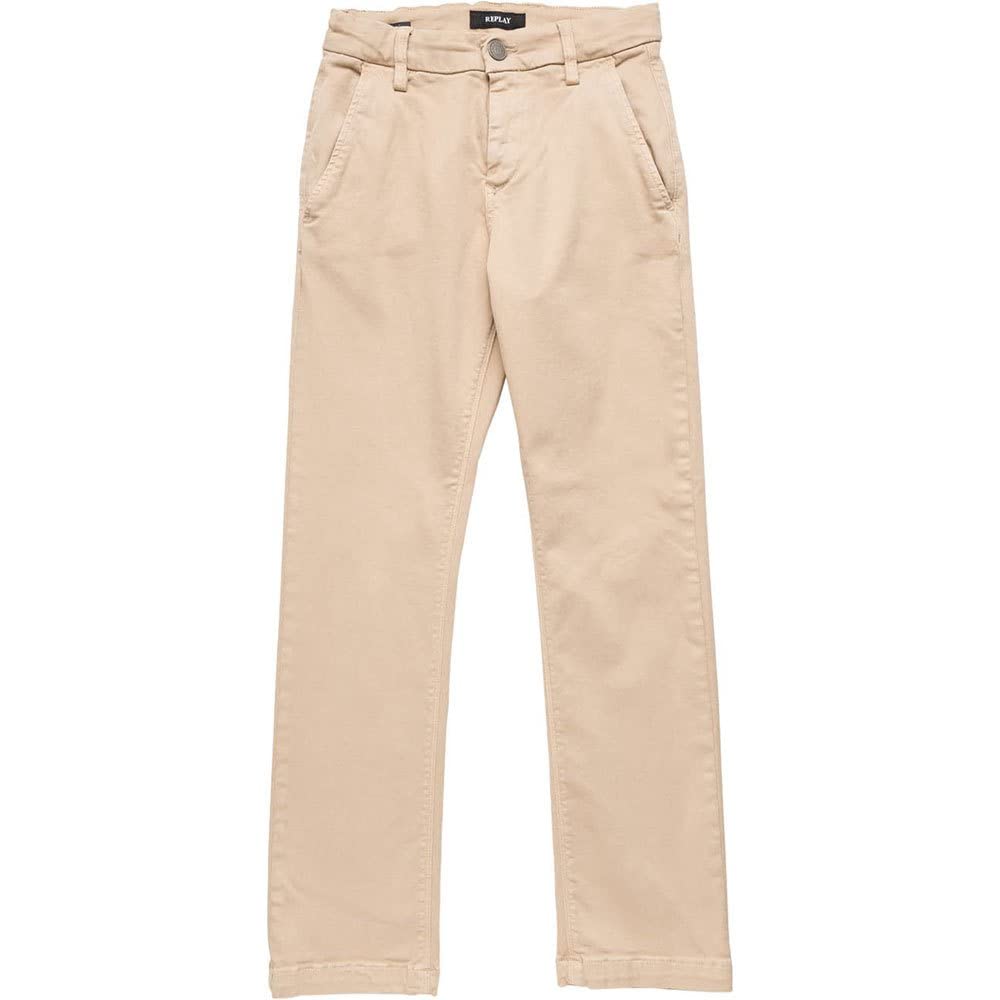 Replay Jungen Chino Hose Edlin Hyperflex Stretch 10 Jahre 440 Desert, 10 Jahre 440 Desert