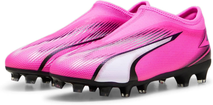 PUMA Unisex Kinder Ultra Match Ll Fg/Ag Jr Fussballschuh 28 EU Poison Pink Puma White Puma Black, 28