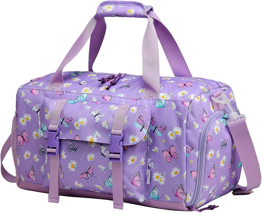Kinder Reisetasche, Kasgo Duffle Bag für Kinder Jungen Mädchen Wasserabweisend Duffel Sport Carry On