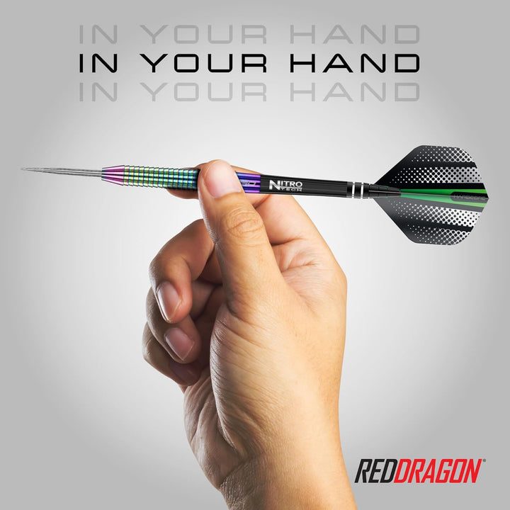 RED DRAGON Razor Edge Series Dartpfeile Tungsten Profi Steel Darts mit Flights und Schäfte 23 g 2 St