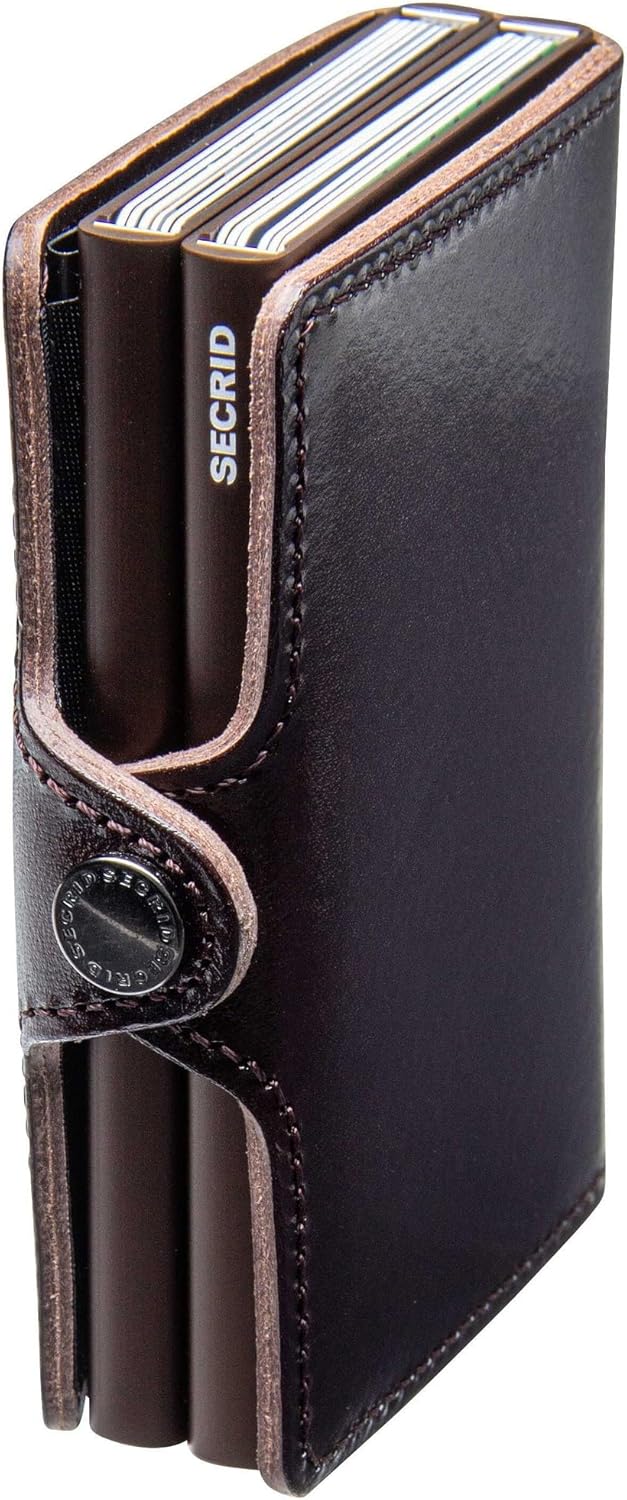 Secrid Premium Kollektion Twinwallet Dusk 10 cm - Dark Brown Braun Einheitsgrösse, Braun Einheitsgrö