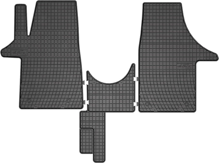 SMK Gummimatten Auto Fussmatte passt für Volkswagen Transporter T5 2003-2015 Verbessern Sie Ihren Re