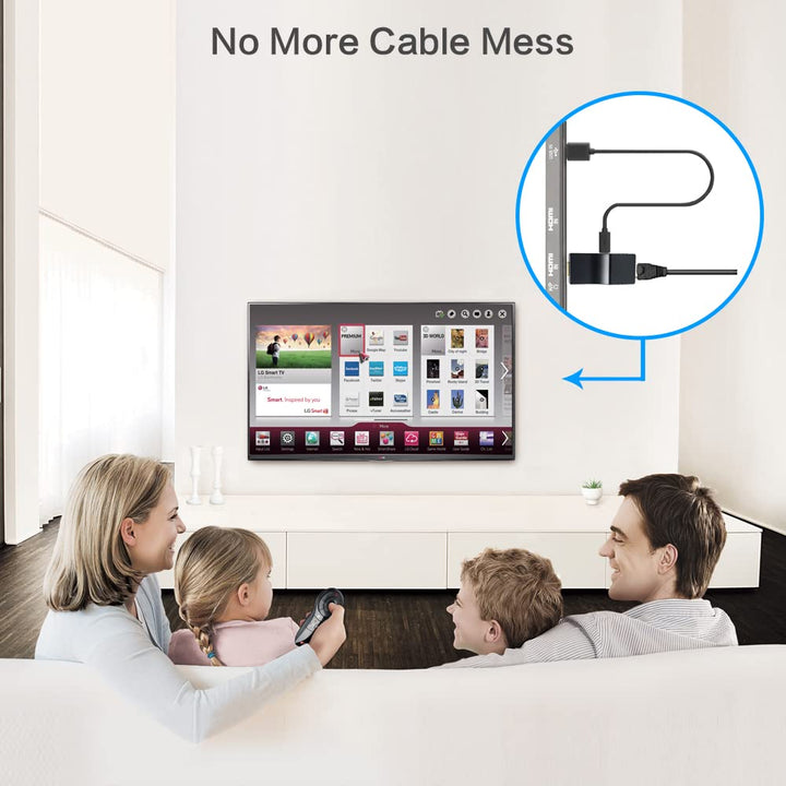 DDMALL ProAV 150M 1080p HDMI Extender Über TCP/IP, Mini Extender Über CAT5e/CAT6 Eins-zu-Eins/Eins-z
