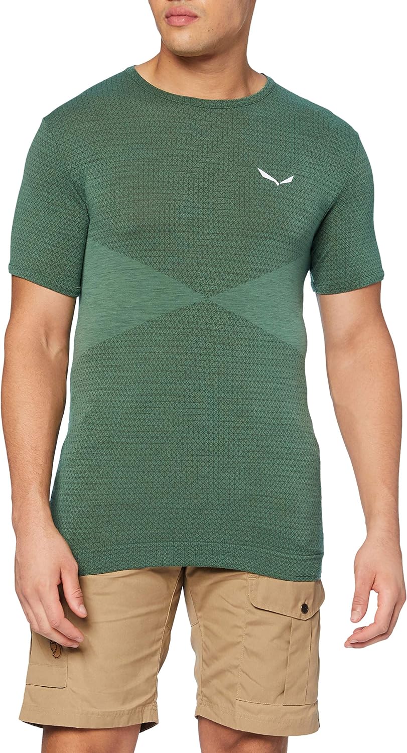 Salewa Herren Zebru Medium Warm Amr M T-SRT. Blusen & T-Shirts XXL Duck Green, XXL Duck Green