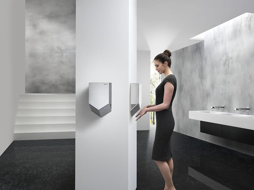 Dyson Airblade™ - HU02 White - Plug&Play aus Polycarbonat, Luft Klinge V elektrischer Handtrockner z