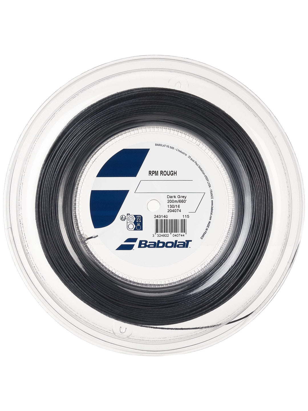 Babolat RPM Blast Rough 130 / 16g grau dunkel, 130 / 16g grau dunkel