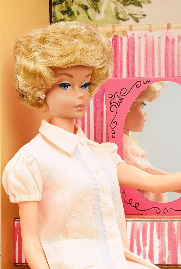 Barbie GNC38 - Signature 75th Anniversary Retro Traumvilla, 1962 Traumvilla Nachbildung mit Barbie-P