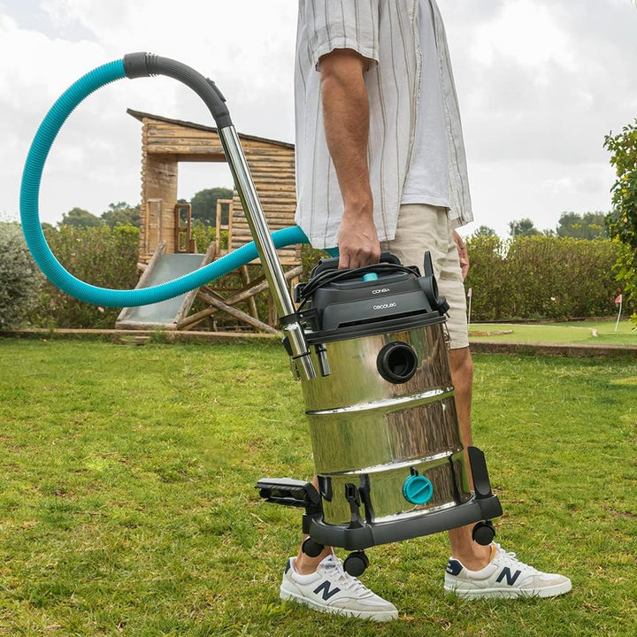 Cecotec Nass- und Trockensauger 30 L Conga Rockstar Wet & Dry Steel Pro. 1600 W, 23 kPa, Entleerungs